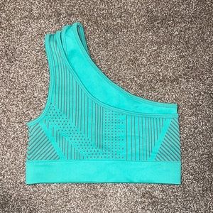 Fabletics One Shoulder Layered Sports Bra